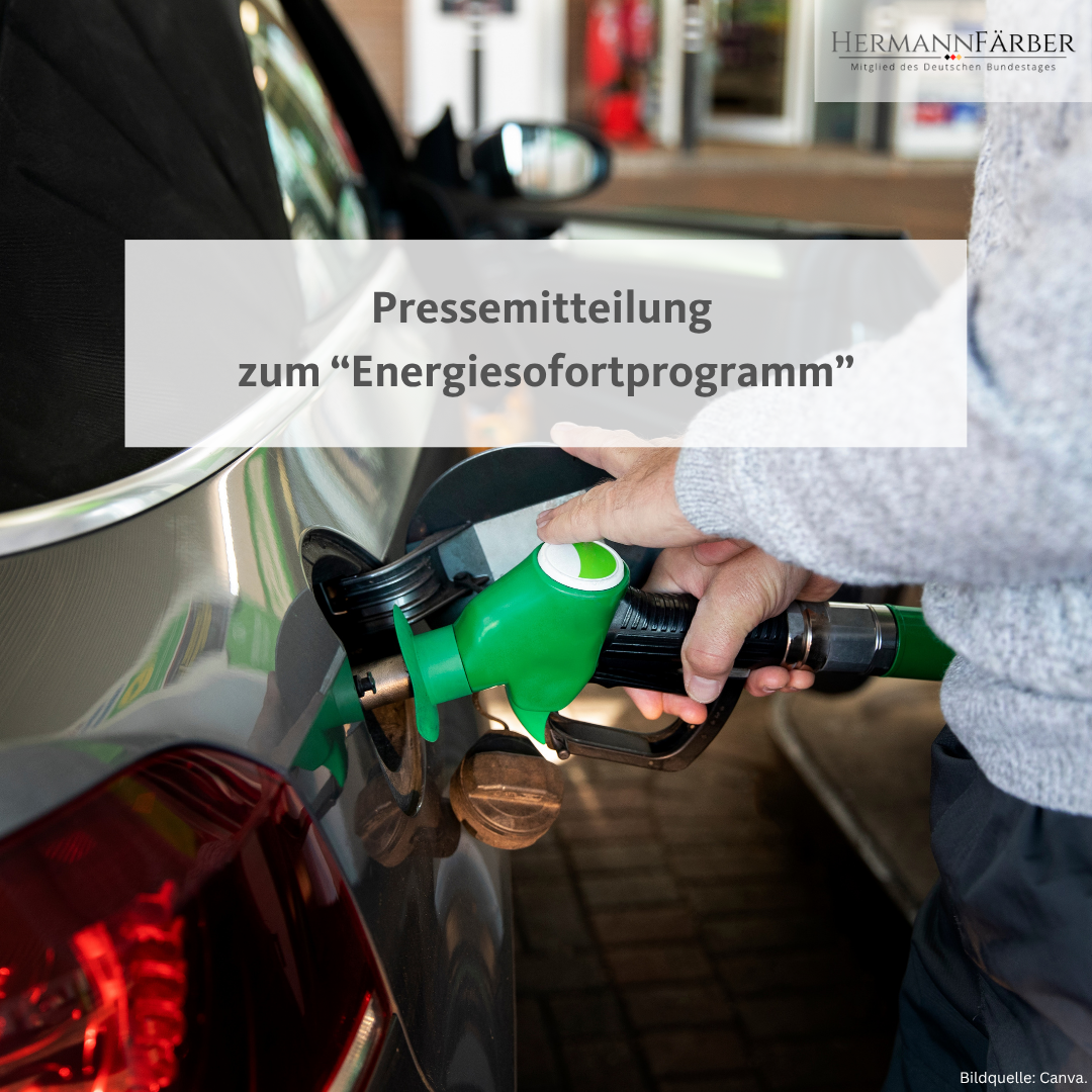 Energiesofortprogramm erster wichtiger Schritt zur Entlastung von Verbrauchern und Wirtschaft
