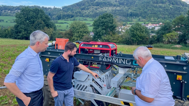 Vor-Ort-Termin mit Farming Revolution in Lauterstein