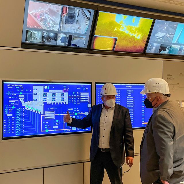Besuch des Müllheizkraftwerks in Göppingen