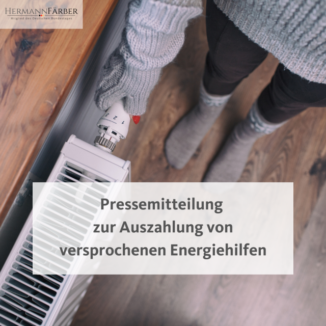 Pressemitteilung: Haushalte und Betriebe bei Öl, Pellets und Flüssiggas entlasten