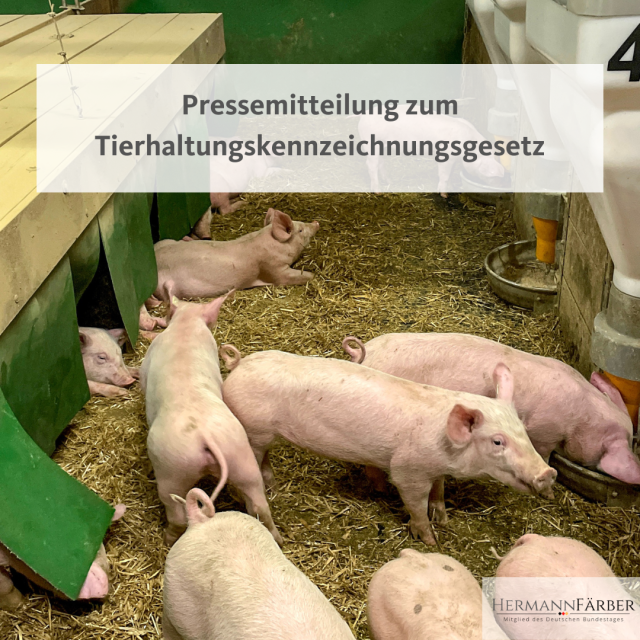 Pressemitteilung zum Tierhaltungskennzeichnungsgesetz