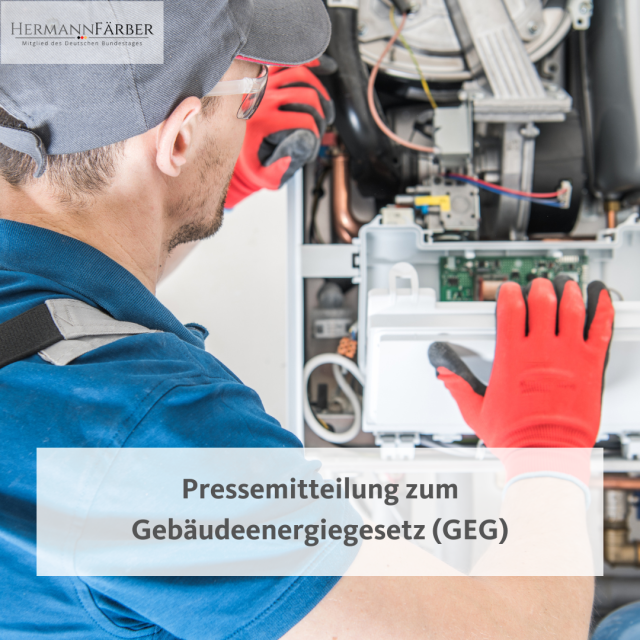Pressemitteilung zum Gebäudeenergiegesetz