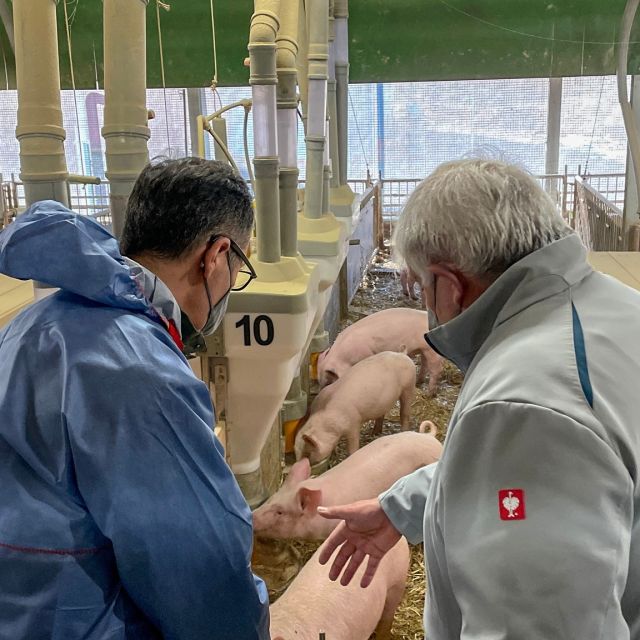 Landwirtschaftsminister Cem Özdemir besucht Hermann Färber